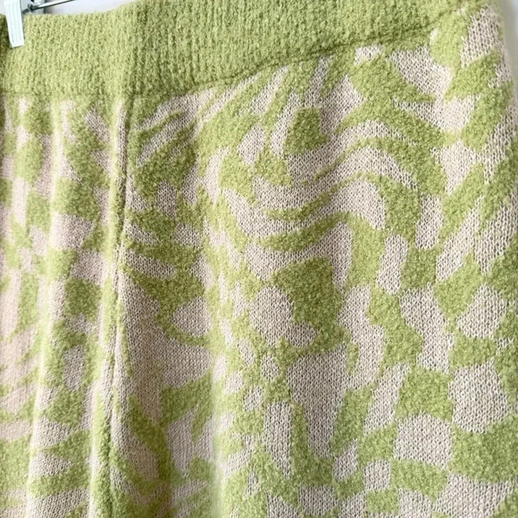 NWT For Love and Lemons Simone Wide Leg Two Piece Sweater Set Green Medium - Picture 14 of 17